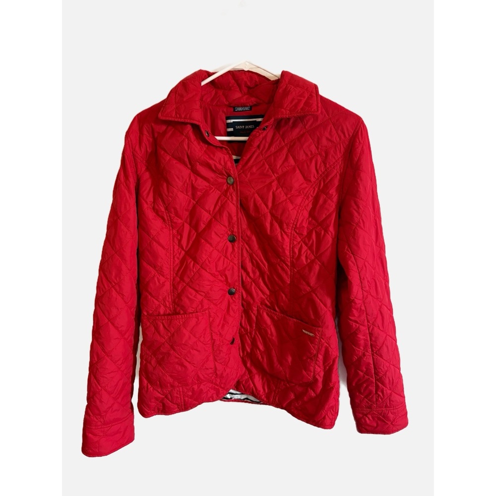 Saint James Red Quilted Jacket‎